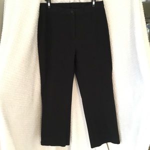 Cropped dress pants, button, clasp, zipper Sz 10
